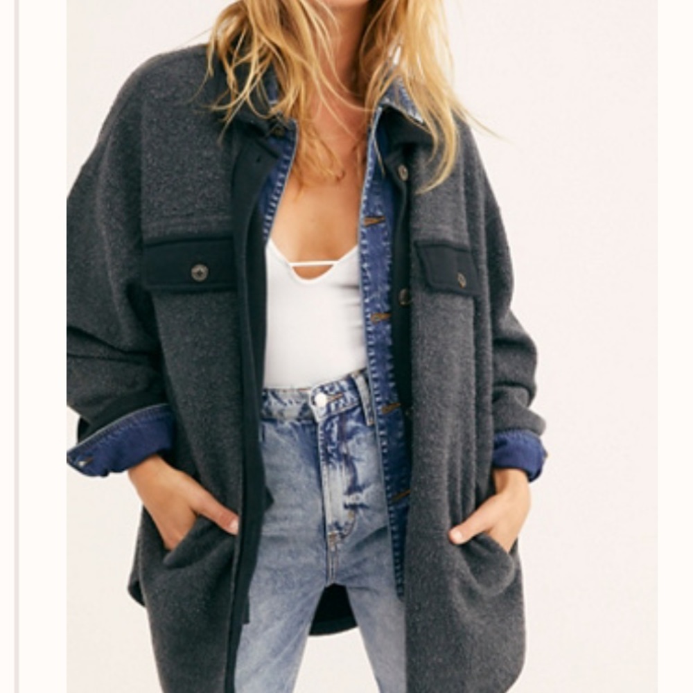 Brand new washed black ruby jacket!